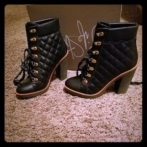 Black & Gold booties